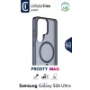 Cellularline FROSTY MAG - Galaxy S26 Ultra capa semitransparente com superfície mate e rebordos coloridos, compatível com o ecossistema Qi2 e acessórios magnéticos para Samsung.