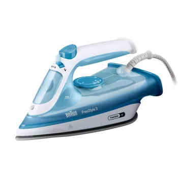 Braun FI 3144 BL ferro de engomar a vapor base de cerâmica 2400 W azul