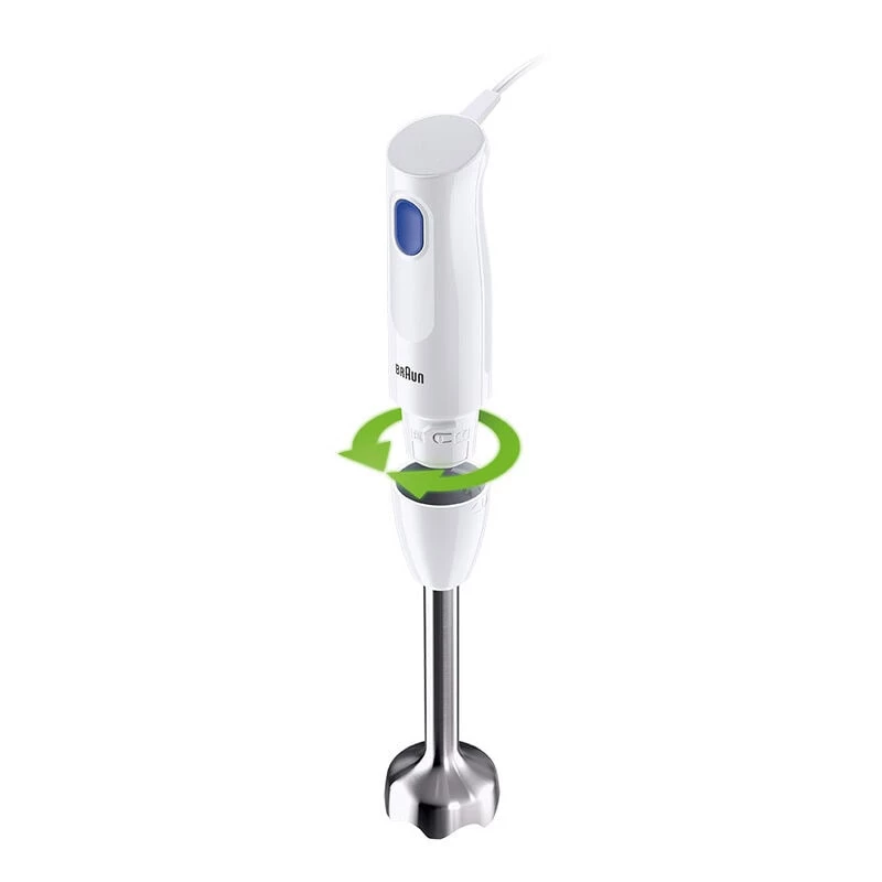 Braun MultiQuick 1 MQ10.202M WH 0,6 L varinha mágica 450 W aço inoxidável, branco