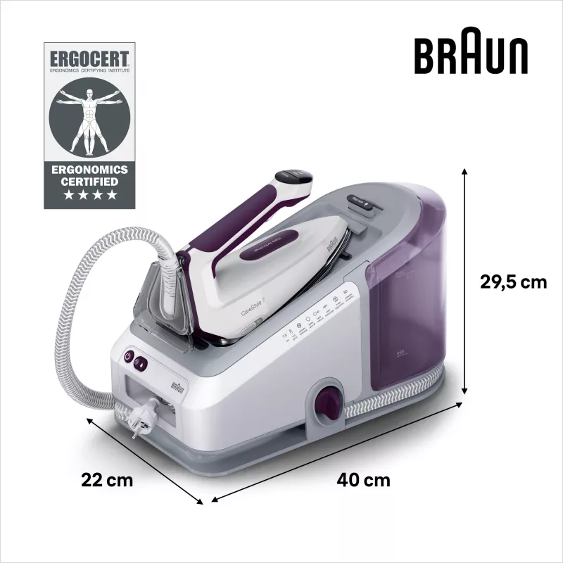 Braun CareStyle 7 IS7266VI 2700 W 2 L base EloxalPlus violeta