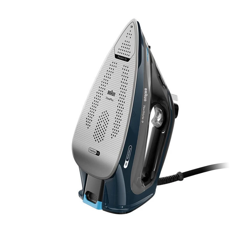 Braun TexStyle 9 0127409002 ferro de engomar ferro de engomar a vapor base EloxalPlus 3200 W azul-escuro