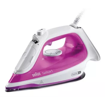 Braun TexStyle 5 SI 5225 ferro de engomar a vapor 2500 W rosa, branco