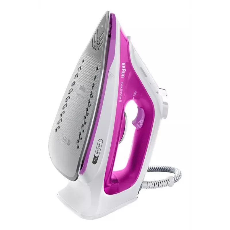 Braun TexStyle 5 SI 5225 ferro de engomar a vapor 2500 W rosa, branco