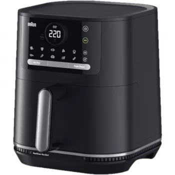 Braun HF5050 Single 5,7 L aparelho independente 2000 W fritadeira de ar quente preto, cinzento