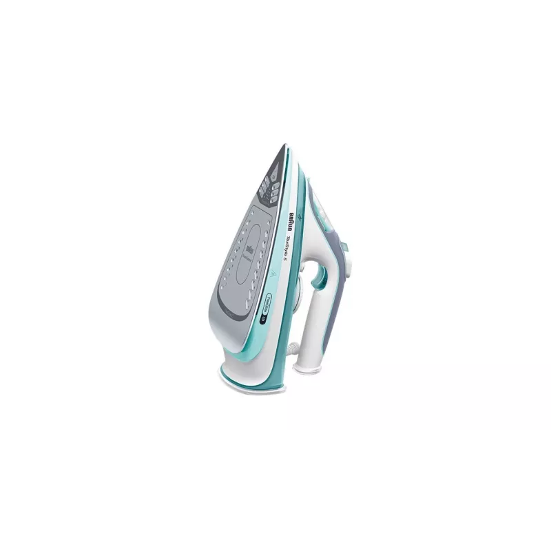 Braun TexStyle 3 SI 5017 GR ferro de engomar a vapor base de cerâmica 2700 W cinzento, turquesa, branco