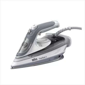 Braun TexStyle 5 SI5078GY Ferro de engomar a vapor com base EloxalPlus 2800 W cinzento, branco