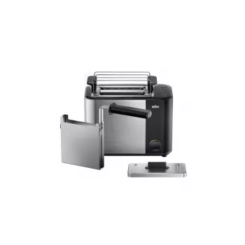 Braun HT 5015 BK 13 2 fatias 1000 W preto