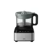 Braun FP 3233 SI Robot de cozinha 800 W 2,1 L preto, aço inoxidável