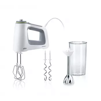 Braun HM 5107 WH Batedeira de mão 750 W cinzento, branco