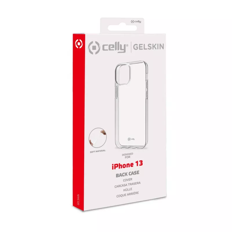 Celly GELSKIN Apple iPhone 13, Capa, Apple, iPhone 13, 15,5 cm (6,1 polegadas), transparente