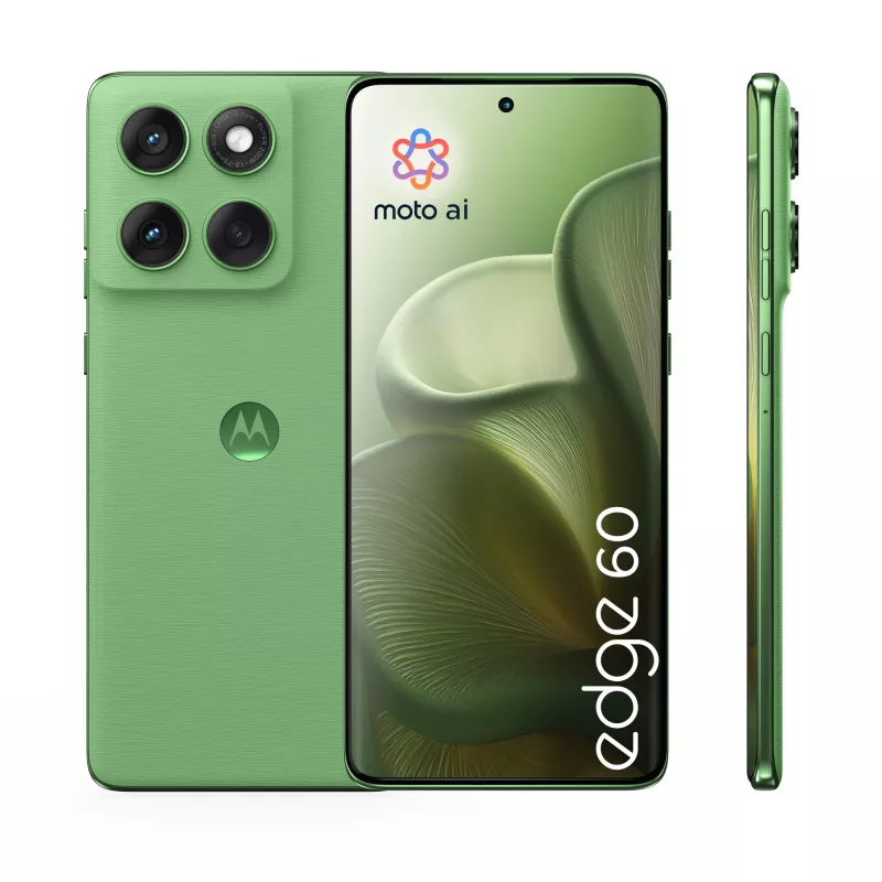 Motorola edge 60 16,9 cm (6,67 polegadas) Dual-SIM Android 15 5G USB Type-C 8 GB 256 GB 5200 mAh verde