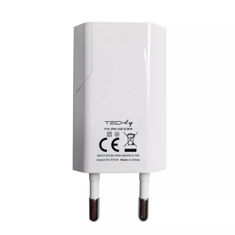 Techly IPW-USB-ECWW Carregador para dispositivos móveis universal branco AC interior