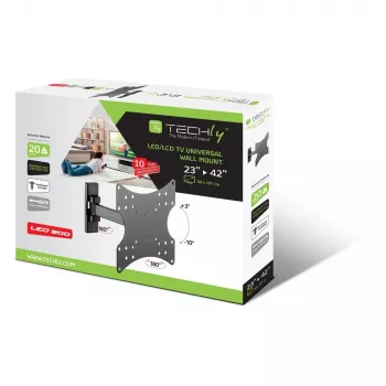 Techly ICA-LCD 2901E Suporte de parede/base para TV 106,7 cm (42 polegadas) preto