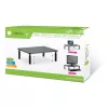 Techly Suporte de secretária para monitor/portátil preto, autónomo, 20 kg, altura ajustável, preto