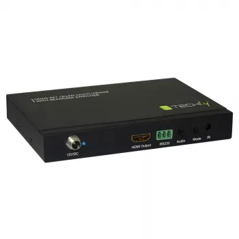 Techly HDMI 4x1 Multiviewer com comutador sem interrupções, HDMI, metal, preto, 60 Hz, 1080p, 2,25 Gbit/s