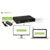 Techly HDMI 4x1 Multiviewer com comutador sem interrupções, HDMI, metal, preto, 60 Hz, 1080p, 2,25 Gbit/s