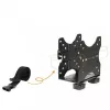 Techly Suporte de CPU ajustável sob a secretária, 5 kg, 75 x 75 mm, 100 x 100 mm, preto
