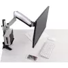 Techly Suporte de CPU ajustável sob a secretária, 5 kg, 75 x 75 mm, 100 x 100 mm, preto