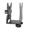 Techly Suporte de CPU ajustável sob a secretária, 5 kg, 75 x 75 mm, 100 x 100 mm, preto