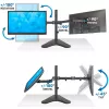 Suporte de monitor Techly ICA-LCD 2524 81,3 cm (32 polegadas) de secretária preto