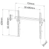 Techly ICA-PLB-133LTY 165,1 cm (65 polegadas) preto