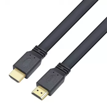 Cabo HDMI 2.0 plano Techly High Speed com Ethernet A/A M/M 1 m