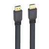 Cabo HDMI 2.0 plano Techly High Speed com Ethernet A/A M/M 1 m