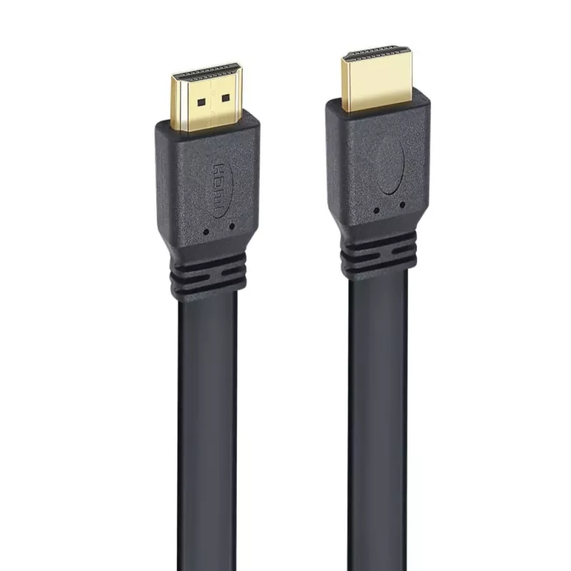 Cabo HDMI 2.0 plano Techly High Speed com Ethernet A/A M/M 1 m
