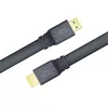Cabo HDMI 2.0 plano Techly High Speed com Ethernet A/A M/M 1 m