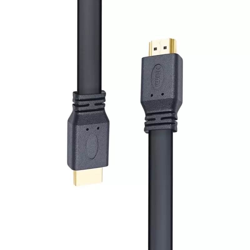 Cabo HDMI 2.0 plano Techly High Speed com Ethernet A/A M/M 1 m