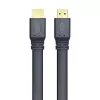 Cabo HDMI 2.0 plano Techly High Speed com Ethernet A/A M/M 1 m