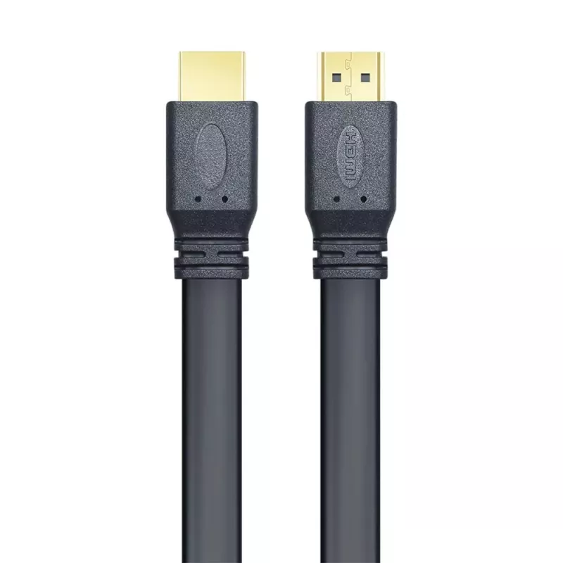 Cabo HDMI 2.0 plano Techly High Speed com Ethernet A/A M/M 1 m