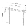 Techly ICA-PLB-114L 165,1 cm (65 polegadas) preto