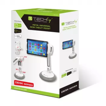 Suporte de secretária universal Techly para smartphone e tablet até 10 polegadas