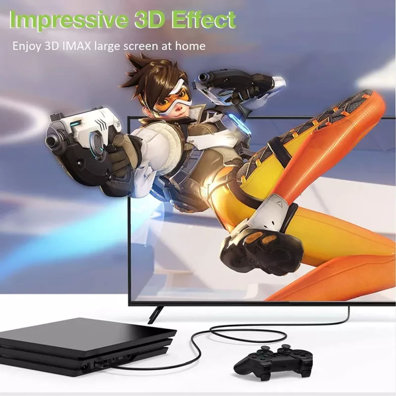 Cabo de extensão HDMI High Speed com Ethernet Techly 4K 60 Hz M/F 1,8 m