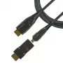 Cabo de fibra ótica AOC HDMI A/A Micro HDMI Techly 4K 50 m, 50 m, HDMI Type-A (Standard), HDMI Type-D (Micro), 3D, 18 Gbit/s, preto