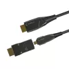 Cabo de fibra ótica AOC HDMI A/A Micro HDMI Techly 4K 50 m, 50 m, HDMI Type-A (Standard), HDMI Type-D (Micro), 3D, 18 Gbit/s, preto