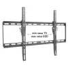 Suporte de parede fixo Techly TV LED LCD 40-65 polegadas, 165,1 cm (65 polegadas), 200 x 200 mm, 600 x 400 mm, -12 – 0°, metal, preto