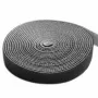 Rolo de fita adesiva Techly para gestão de cabos comprimento 10 m largura 20 mm preto