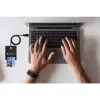 Leitor/gravador de cartão inteligente compacto Techly USB-C™ branco, USB 2.0, 1,5 m, preto, 102 g
