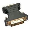 Adaptador de vídeo analógico Techly ficha DVI/conector fêmea VGA preto, DVI-A, VGA, preto