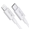 Cabo de carregamento e sincronização Techly USB-C para Lightning 1 m branco