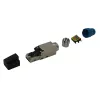 Conector de cabo Techly IWP-8P8C-CAT81STY RJ45 bege