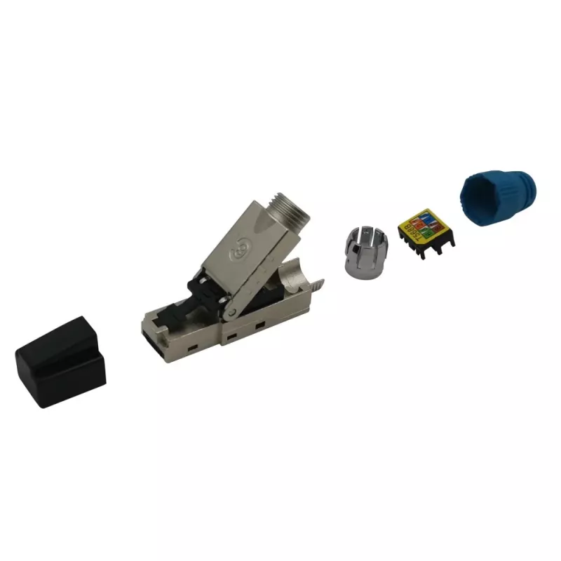 Conector de cabo Techly IWP-8P8C-CAT81STY RJ45 bege