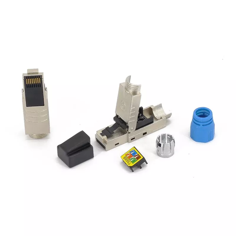 Conector de cabo Techly IWP-8P8C-CAT81STY RJ45 bege