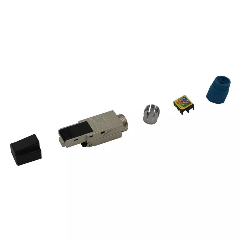 Conector de cabo Techly IWP-8P8C-CAT81STY RJ45 bege