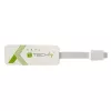 Techly Adaptador de USB 3.1 Type-C para RJ45 Gigabit Ethernet, branco