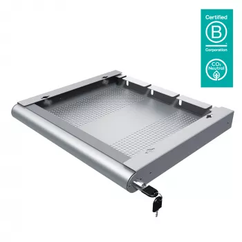 Gaveta de segurança de hardware Dataflex Addit 622, prateado, aço, cor única, 530 mm, 450 mm, 75 mm
