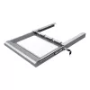 Gaveta de segurança de hardware Dataflex Addit 622, prateado, aço, cor única, 530 mm, 450 mm, 75 mm