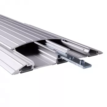 Passa-cabos Dataflex Addit 150 cm - reto 422, passa-cabos, prateado, alumínio, 500 kg, 2 cm, 145 mm